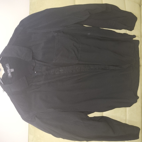 Heart Black Button-Up Shirt - Picture 6 of 10